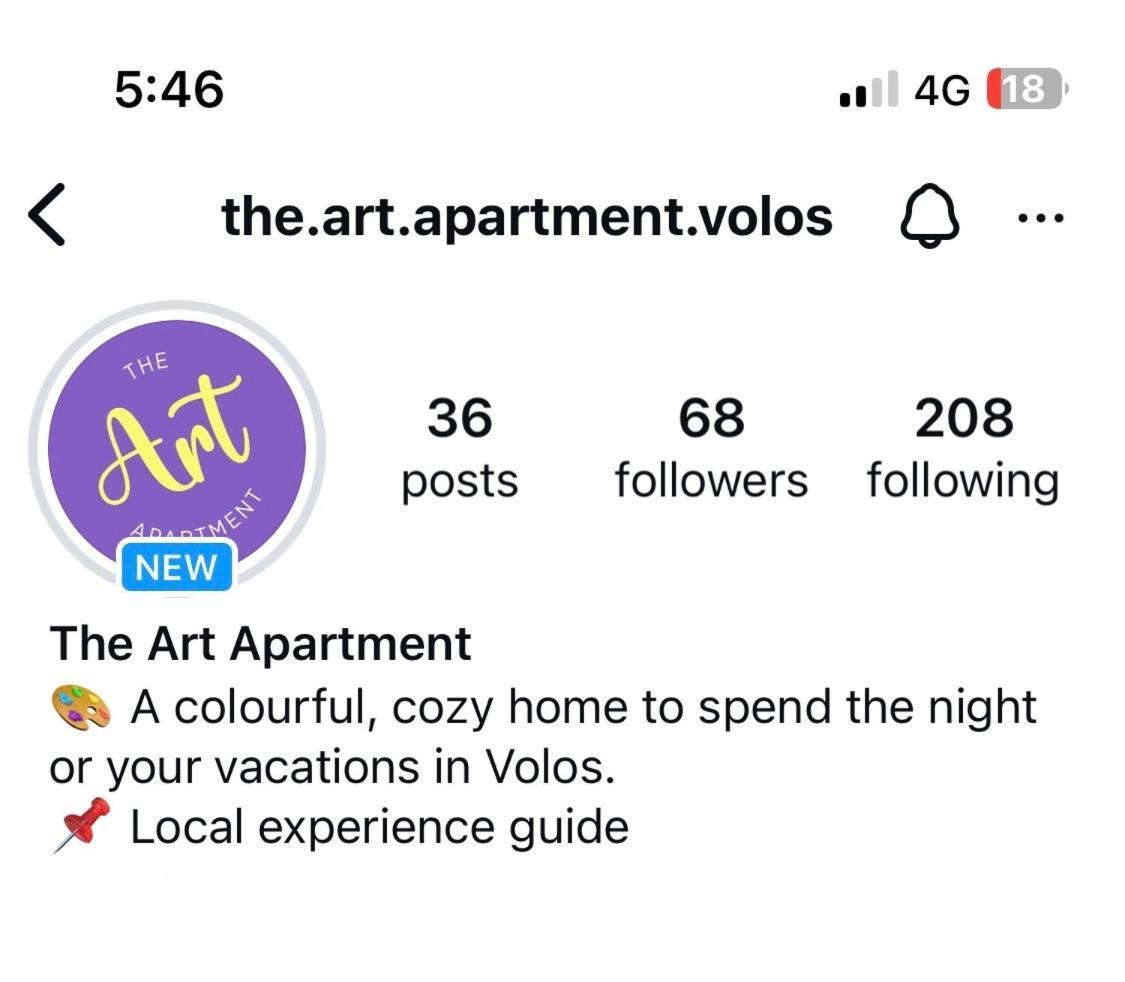 The Art Apartment Волос Экстерьер фото